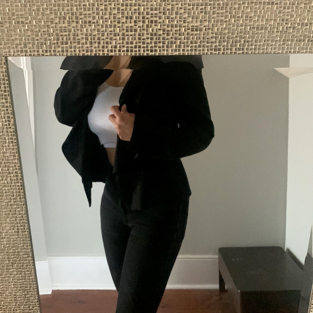 Cropped blazer - Picture 3 of 4